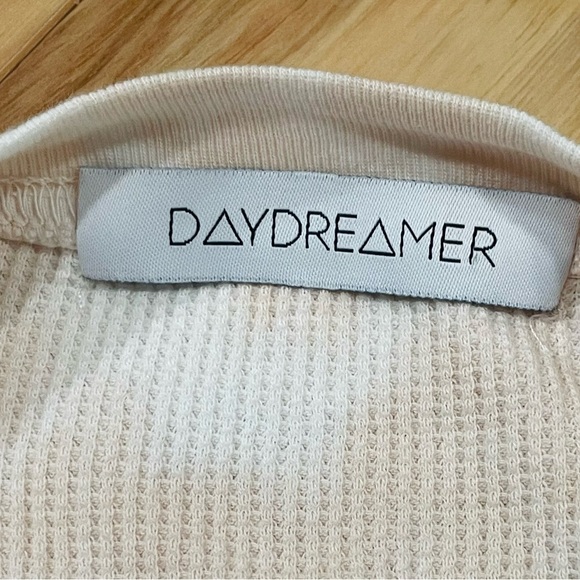 Daydreamer Oversized The Doors 1968 Cropped Thermal Tee Sand Cloud - Picture 8 of 9